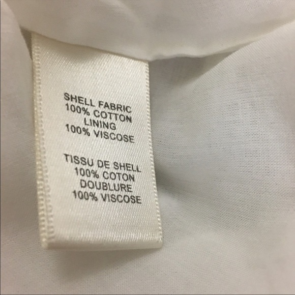 Rebecca Taylor Off Shoulder Embroidered Cotton Trapeze Dress - Picture 10 of 10